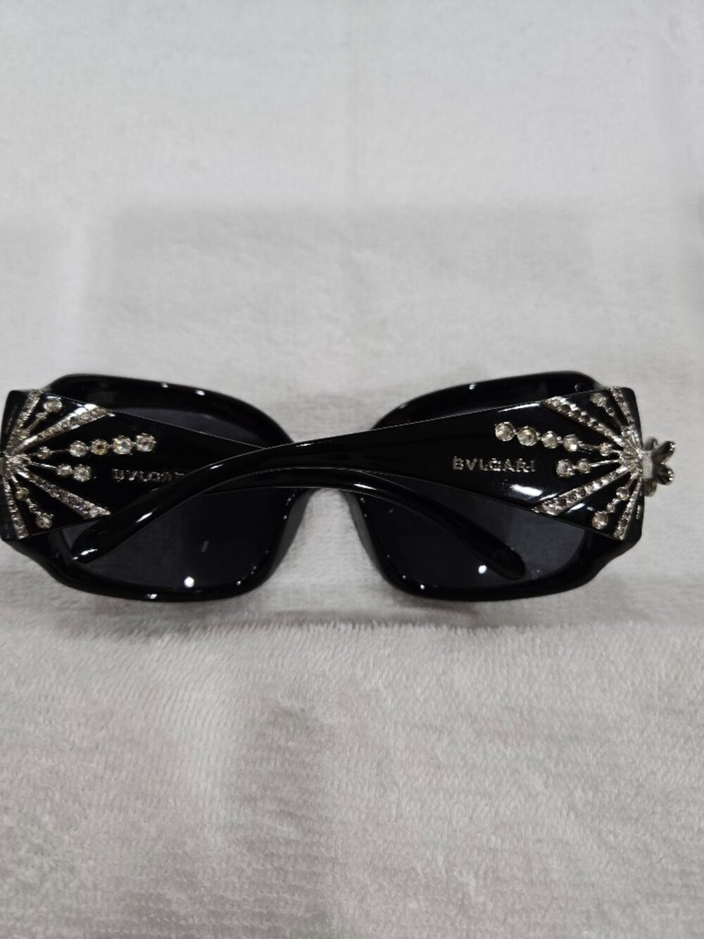 Vintage Bvlgari sunglasses with fireworks Swarovski crystal detail